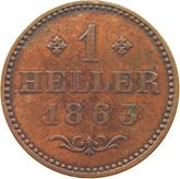 Reverse 1 Heller 1863