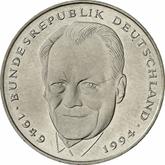 Obverse 2 Mark 1997 G Willy Brandt