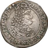 Obverse Ort (18 Groszy) 1651 HDL Torun