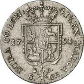 Reverse 2 Zlote (8 Groszy) 1791 EB