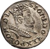 Obverse 3 Groszy (Trojak) 1607 Krakow Mint
