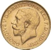 Obverse Sovereign 1923 M