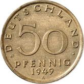 Obverse 50 Pfennig 1949 A Pattern