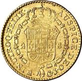Reverse 2 Escudos 1815 M GJ