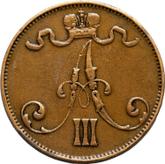 Obverse 5 Pennia 1889