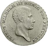 Obverse 1/6 Thaler 1817 B