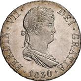 Obverse 2 Reales 1830 S JB