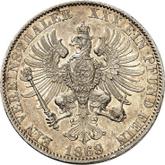 Reverse Thaler 1868 B