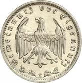 Reverse 1 Reichsmark 1936 E