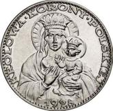 Reverse 2 Zlote 1928 Pattern Black Madonna of Czestochowa