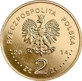 Obverse 2 Zlote 2014 MW Polish Olympic Team - Sochi 2014