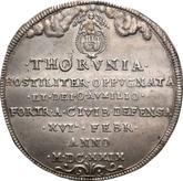 Reverse Thaler 1629 Siege of Torun (Brandtaler)