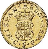 Reverse 1/2 Escudo 1769 S CF