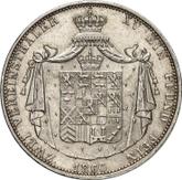 Reverse 2 Thaler 1860