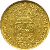Reverse 4 Escudos 1753 LM J
