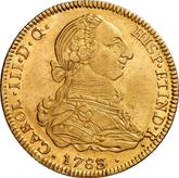 Obverse 4 Escudos 1783 PTS PR