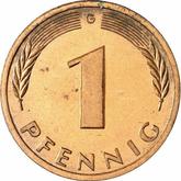 Obverse 1 Pfennig 1985 G