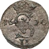 Obverse Double Denar 1620 Lithuania