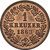 Reverse Kreuzer 1863