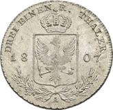 Reverse 1/3 Thaler 1807 A