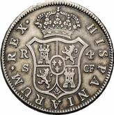 Reverse 4 Reales 1777 S CF