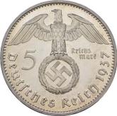 Reverse 5 Reichsmark 1937 A
