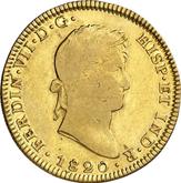 Obverse 4 Escudos 1820 Mo JJ