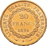 Reverse 20 Francs 1895 A