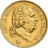 Obverse 40 Francs 1824 A
