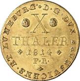 Reverse 10 Thaler 1814 FR