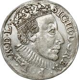 Obverse 3 Groszy (Trojak) 1588 ID Olkusz Mint