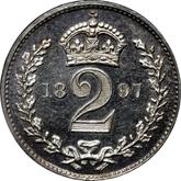 Reverse Twopence 1897 TB