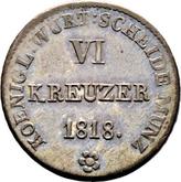 Reverse 6 Kreuzer 1818