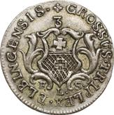 Reverse 3 Groszy (Trojak) 1763 FLS Elbing