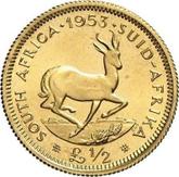 Reverse Half pound 1953