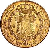Reverse 8 Escudos 1816 JP