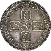 Reverse Shilling 1699 Fifth laureate bust