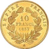 Reverse 10 Francs 1857 A