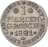 Reverse Mariengroschen 1821