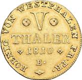 Reverse 5 Thaler 1810 B