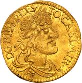 Obverse Ducat 1650 Portrait with wreath