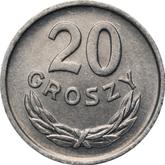 Reverse 20 Groszy 1963