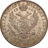 Reverse 5 Zlotych 1834 IP