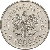 Obverse 20000 Zlotych 1994 MW ANR 200th Anniversary Of The Kosciuszko Uprising
