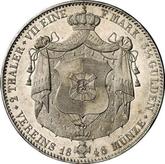 Reverse 2 Thaler 1846