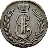 Obverse Denga (1/2 Kopek) 1777 КМ Siberian Coin