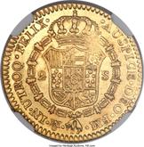 Reverse 2 Escudos 1784 Mo FM