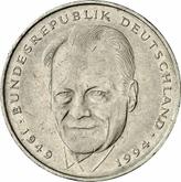 Obverse 2 Mark 1994 A Willy Brandt