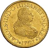 Obverse 8 Escudos 1761 PN J