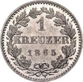 Reverse Kreuzer 1865